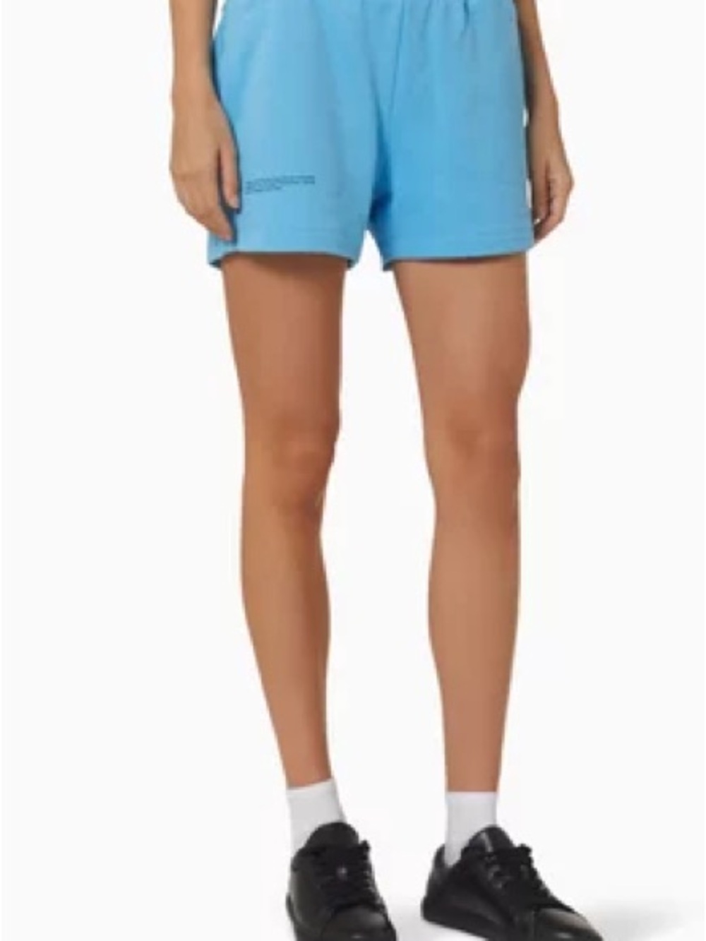 Pangaia Pacific Ocean Blue Cotton Shorts